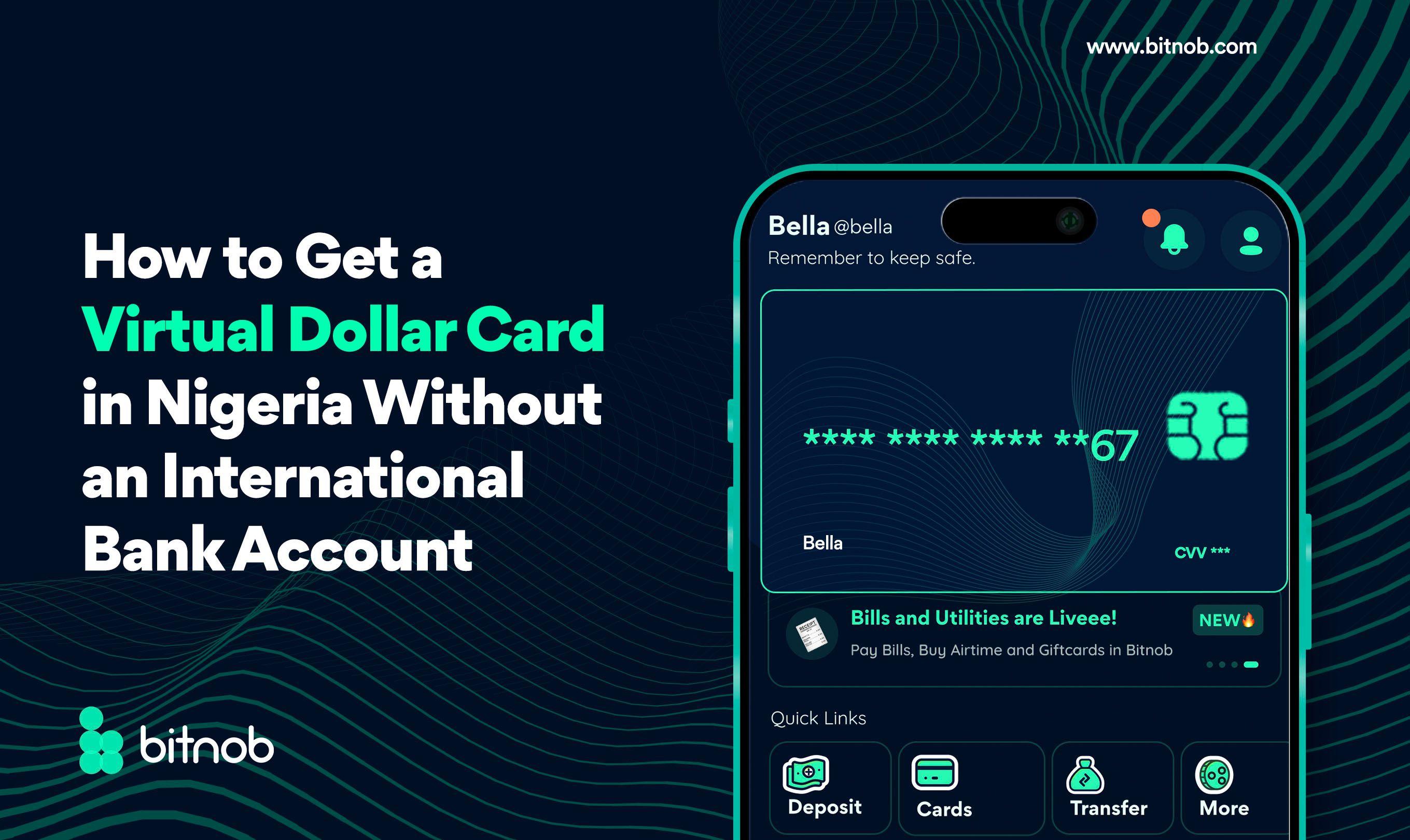 How to Get a Virtual Dollar Card in Nigeria Without an International Bank Account