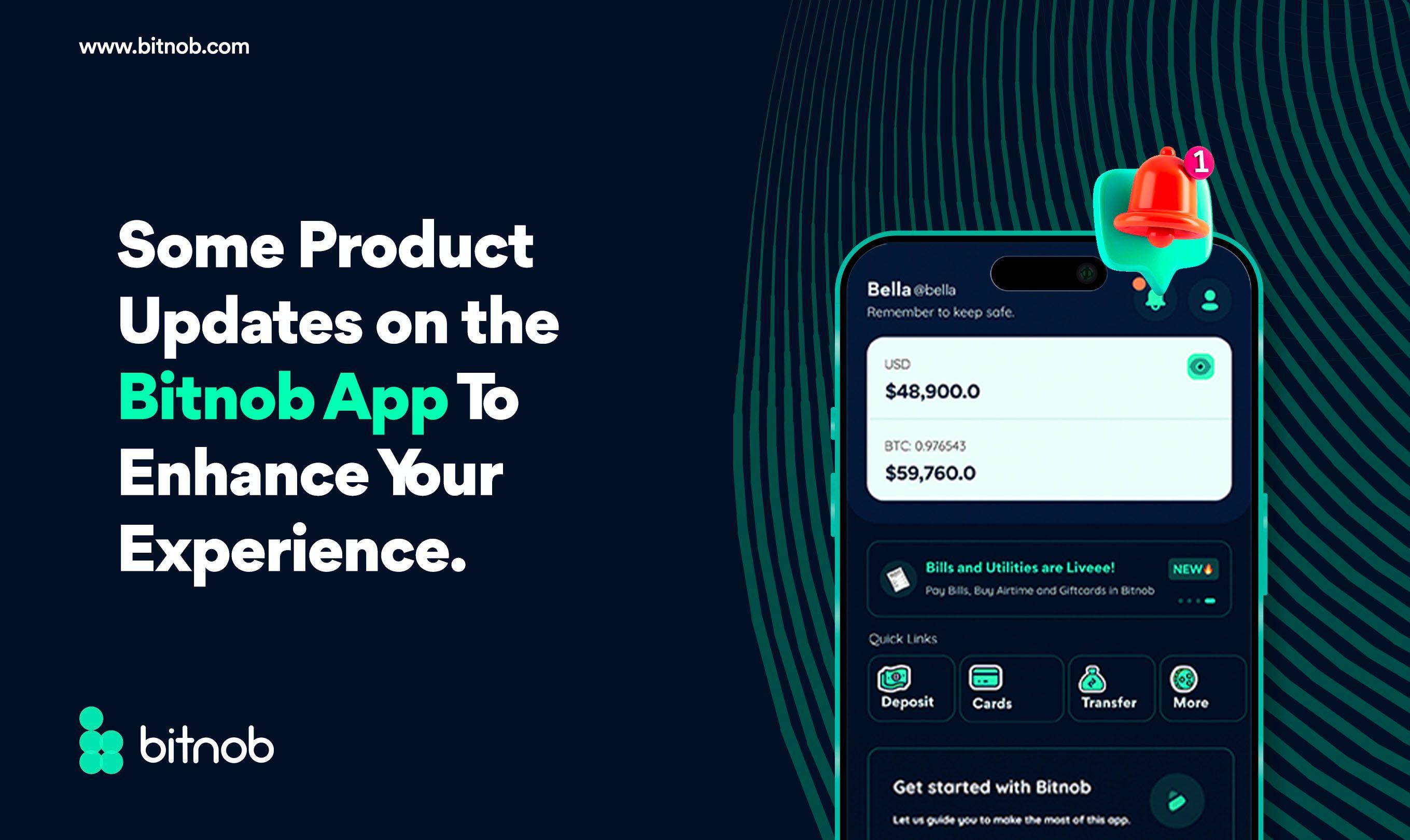 Some Product Updates on Bitnob To Enhance Your Experience.