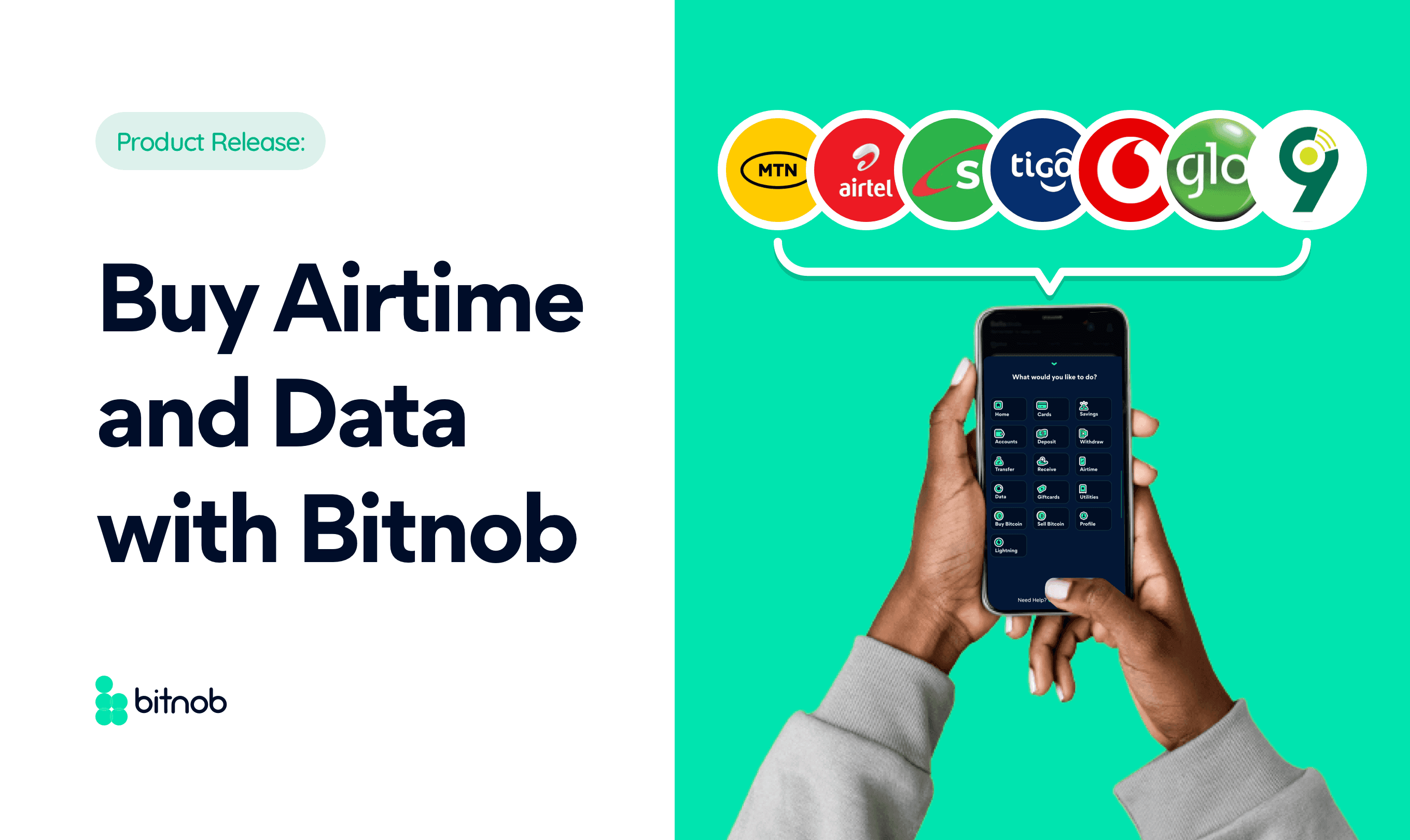 Buy Airtime and Data with Bitnob