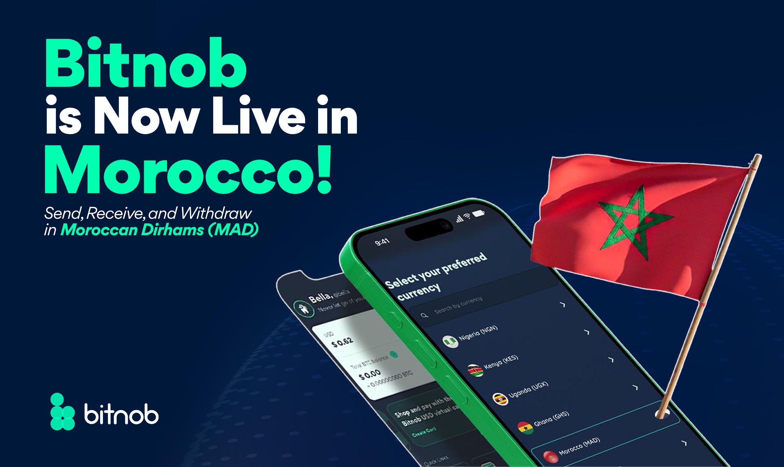 Bitnob is Live in Morocco: Send, Receive, and Withdraw in MAD