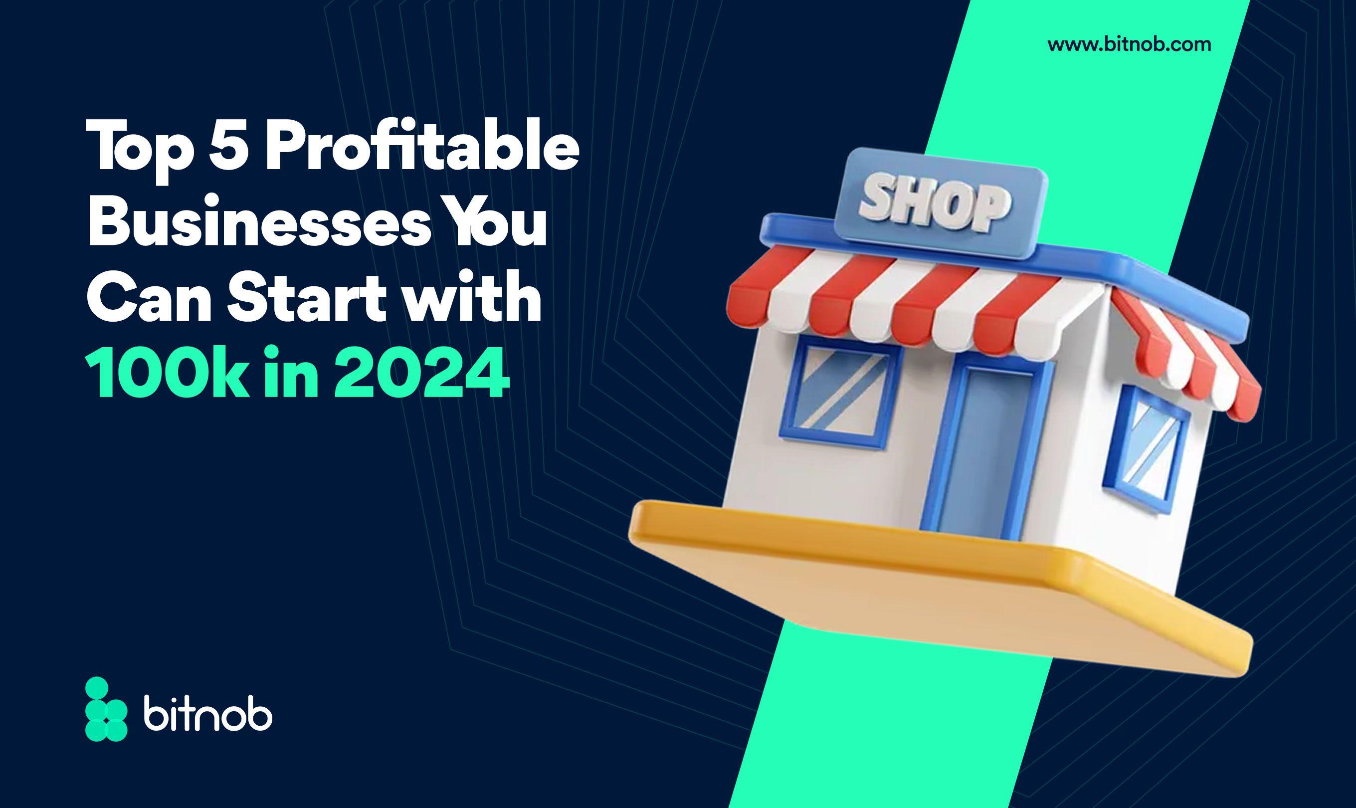 Top 5 Profitable Businesses To Start with 100k in Nigeria (2024)